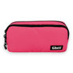 Picture of GHUTS 2 ZIP PINK CHARM PENCIL CASE